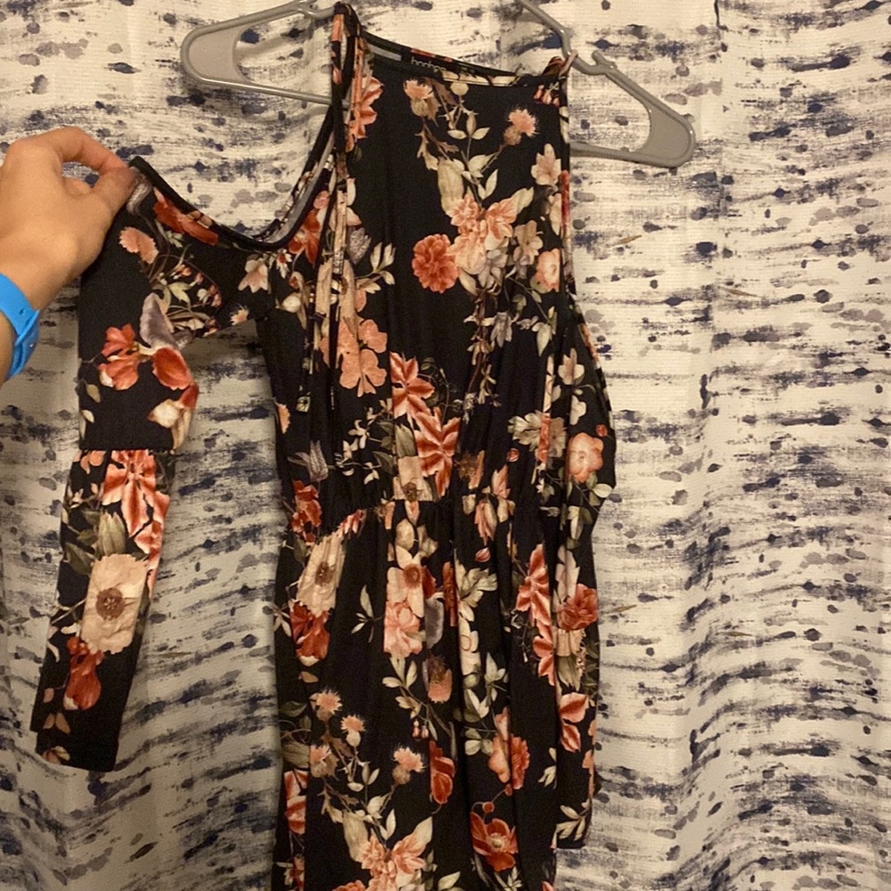 Boohoo flower romper